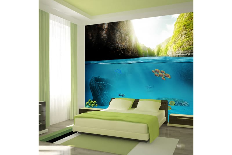 FOTOTAPET Under The Waterline 250x175 - Artgeist sp. z o. o. - Inredning & dekor - Väggdekor - Tapeter & tapettillbehör - Fototapeter