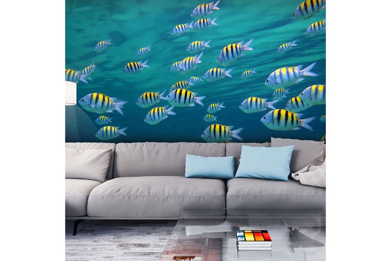 FOTOTAPET Undervattenslandskap Karibien 350x270 - Artgeist sp. z o. o. - Inredning & dekor - Väggdekor - Tapeter & tapettillbehör - Fototapeter