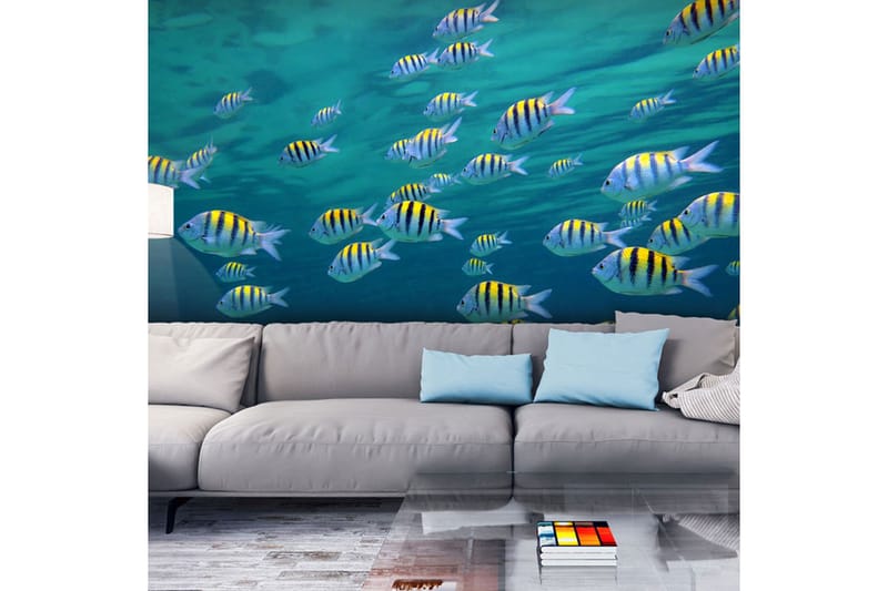 FOTOTAPET Undervattenslandskap Karibien 350x270 - Artgeist sp. z o. o. - Inredning & dekor - Väggdekor - Tapeter & tapettillbehör - Fototapeter