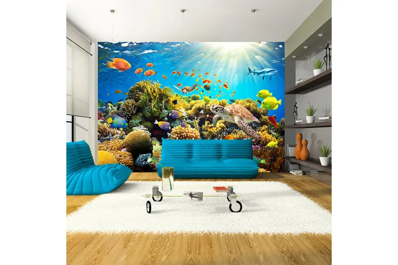 Fototapet Underwater Land 350x245, Artgeist sp. z o. o.