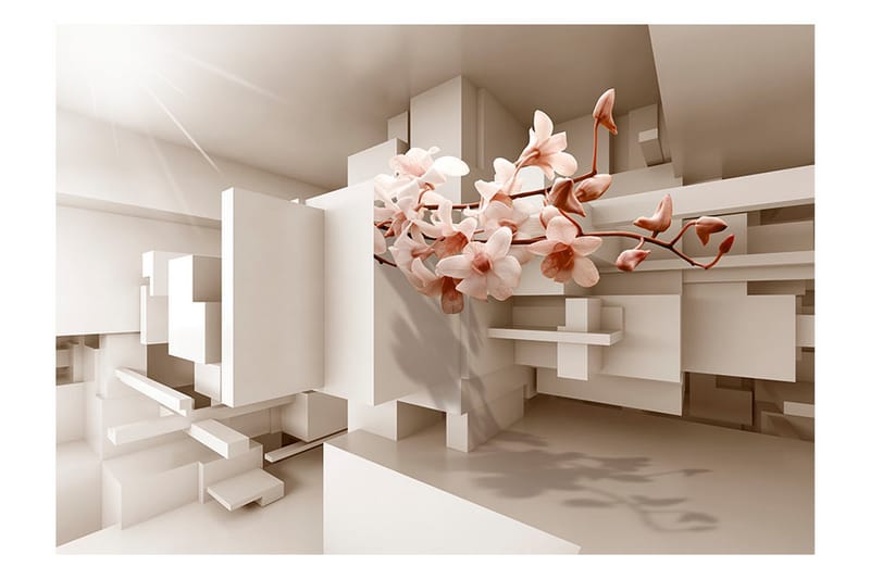 FOTOTAPET Urban Botany 150x105 - Artgeist sp. z o. o. - Inredning & dekor - Väggdekor - Tapeter & tapettillbehör - Fototapeter