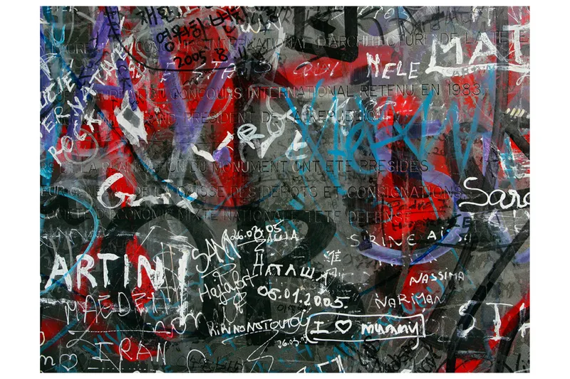 Fototapet Urban Graffiti 300x231 - Artgeist sp. z o. o. - Inredning & dekor - Väggdekor - Tapeter & tapettillbehör - Fototapeter