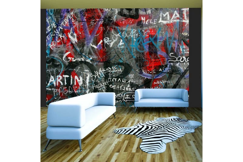 FOTOTAPET Urban Graffiti 300x231 - Artgeist sp. z o. o. - Inredning & dekor - Väggdekor - Tapeter & tapettillbehör - Fototapeter