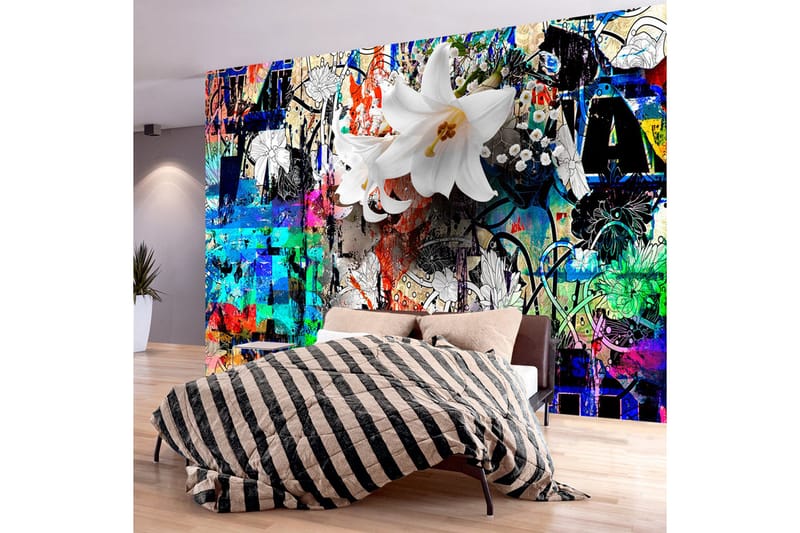 Fototapet Urban Lily 300x210 - Artgeist sp. z o. o. - Inredning & dekor - Väggdekor - Tapeter & tapettillbehör - Fototapeter