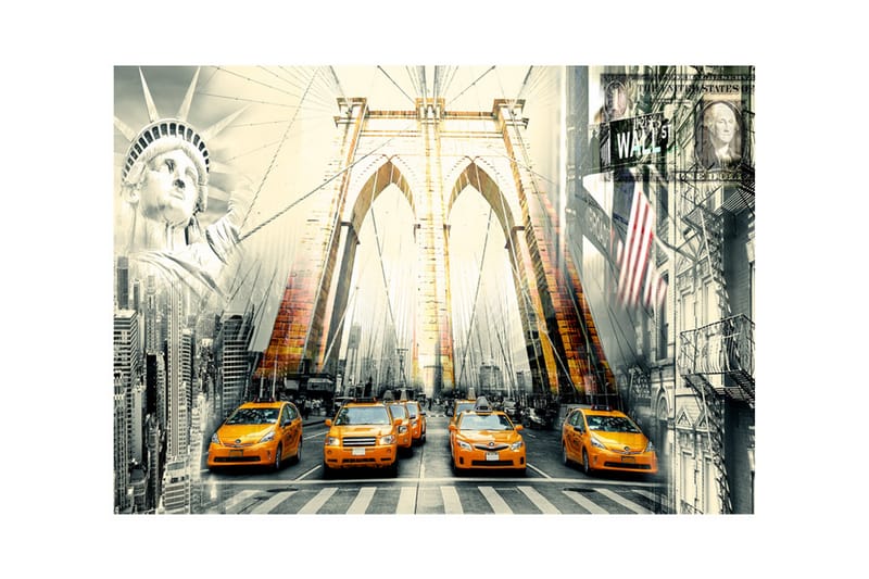 FOTOTAPET Urban Living 100x70 - Artgeist sp. z o. o. - Inredning & dekor - Väggdekor - Tapeter & tapettillbehör - Fototapeter