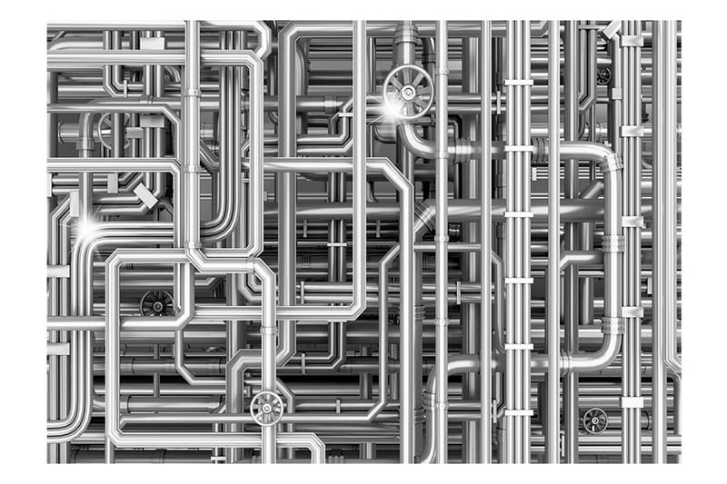 FOTOTAPET Urban Maze 100x70 - Artgeist sp. z o. o. - Inredning & dekor - Väggdekor - Tapeter & tapettillbehör - Fototapeter