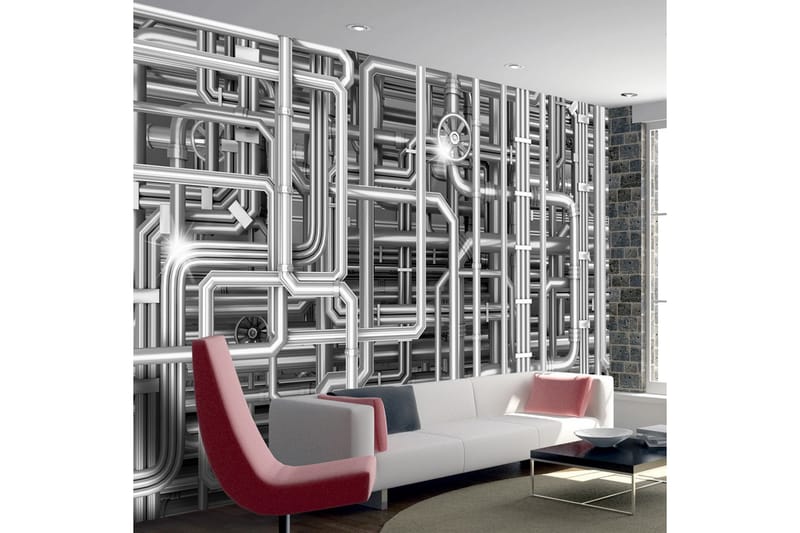 FOTOTAPET Urban Maze 100x70 - Artgeist sp. z o. o. - Inredning & dekor - Väggdekor - Tapeter & tapettillbehör - Fototapeter