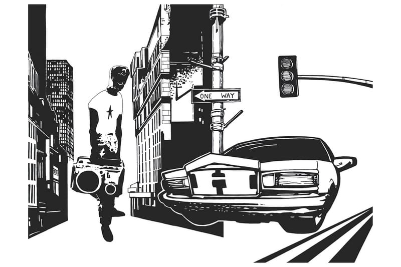 FOTOTAPET Urban Stil 350x270, Artgeist sp. z o. o.