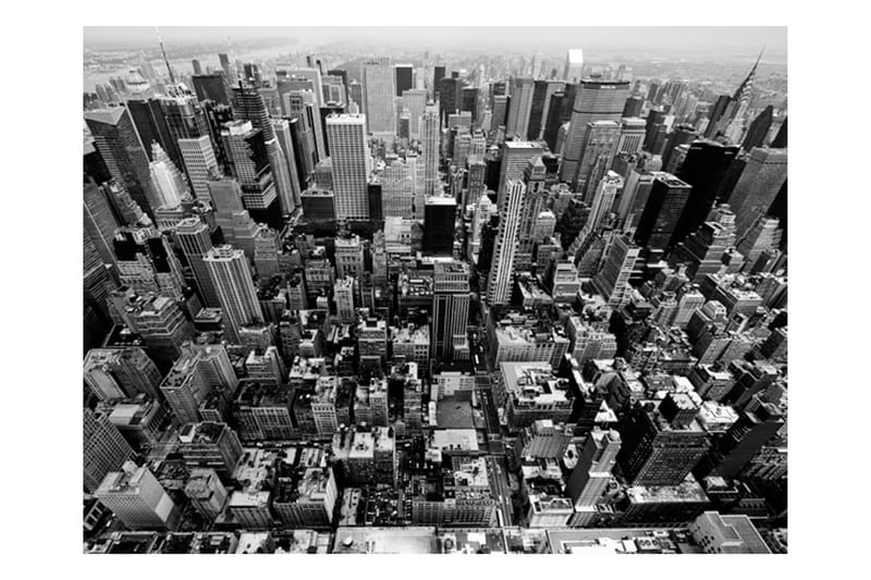 Fototapet Usa New York Svart Och Vitt 350x270 - Artgeist sp. z o. o. - Inredning & dekor - Väggdekor - Tapeter & tapettillbehör - Fototapeter