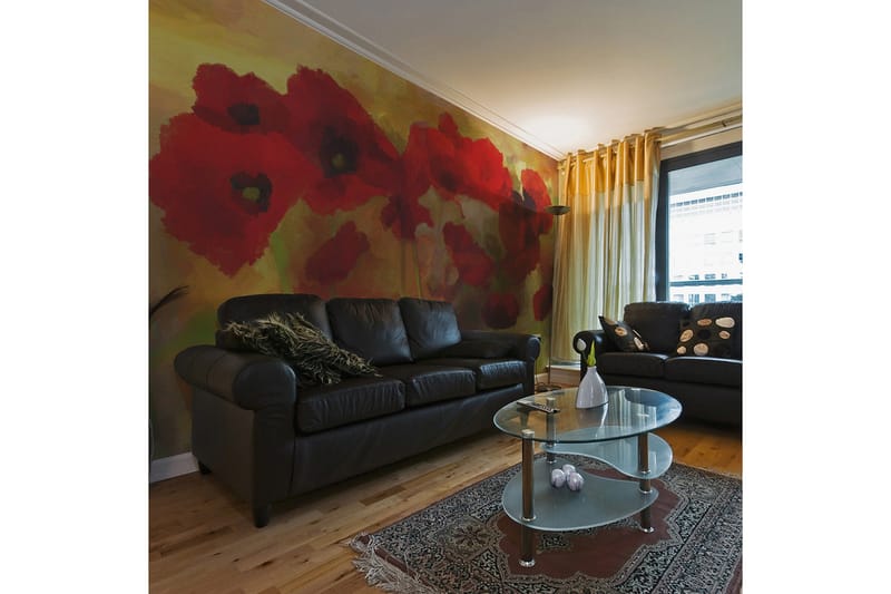 Fototapet Vallmo Varm Ton 450x270, Artgeist sp. z o. o.