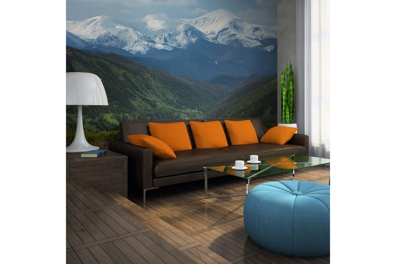 FOTOTAPET Vår Fjällandskap 350x270 - Artgeist sp. z o. o. - Inredning & dekor - Väggdekor - Tapeter & tapettillbehör - Fototapeter