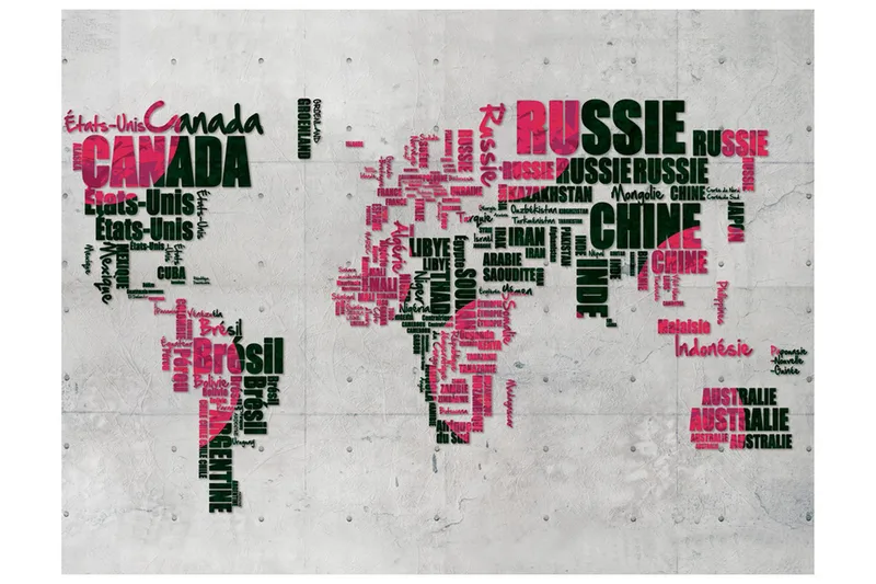 Fototapet Värld Av Resor 400x309 - Artgeist sp. z o. o. - Inredning & dekor - Väggdekor - Tapeter & tapettillbehör - Fototapeter