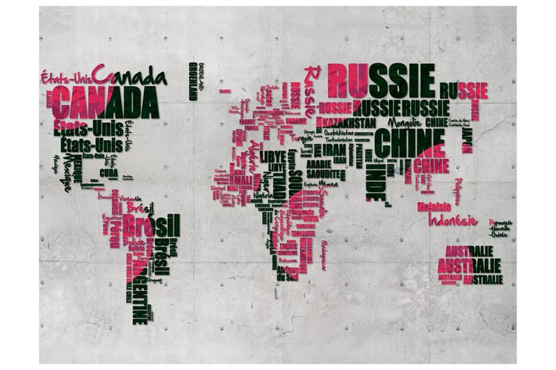 FOTOTAPET Värld Av Resor 400x309 - Artgeist sp. z o. o. - Inredning & dekor - Väggdekor - Tapeter & tapettillbehör - Fototapeter