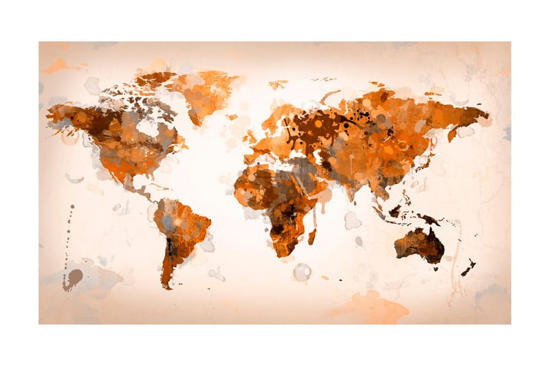 Fototapet Världen Bruna Nyanser 450x270 - Artgeist sp. z o. o. - Inredning & dekor - Väggdekor - Tapeter & tapettillbehör - Fototapeter