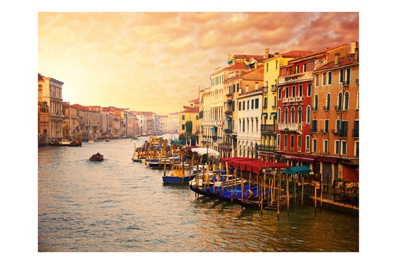 Fototapet Venedig Den Färgglada Staden På Vattnet 250x193 - Artgeist sp. z o. o. - Inredning & dekor - Väggdekor - Tapeter & tapettillbehör - Fototapeter