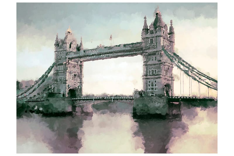 Fototapet Victorian Tower Bridge 300x231 - Artgeist sp. z o. o. - Inredning & dekor - Väggdekor - Tapeter & tapettillbehör - Fototapeter