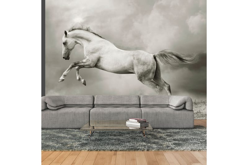 FOTOTAPET Vild Hingst 400x309 - Artgeist sp. z o. o. - Inredning & dekor - Väggdekor - Tapeter & tapettillbehör - Fototapeter