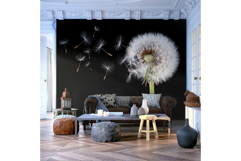 FOTOTAPET Vind Och Maskros 350x270 - Artgeist sp. z o. o. - Inredning & dekor - Väggdekor - Tapeter & tapettillbehör - Fototapeter