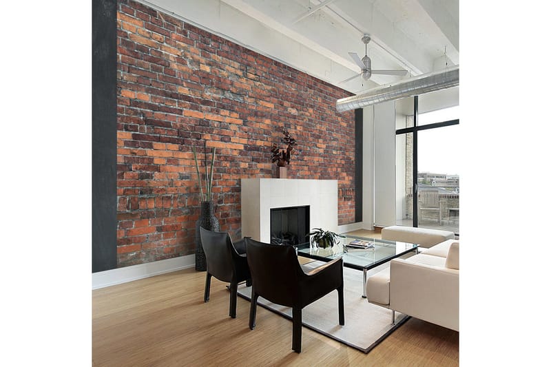 Fototapet Vintage Wall Red Brick 100x70, Artgeist sp. z o. o.