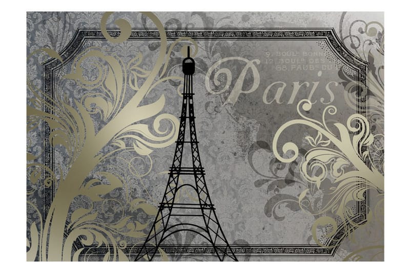 Fototapet Vintage Paris 200x140 - Artgeist sp. z o. o. - Inredning & dekor - Väggdekor - Tapeter & tapettillbehör - Fototapeter