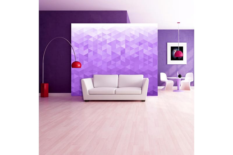 FOTOTAPET Violet Pixel 200x140 - Artgeist sp. z o. o. - Inredning & dekor - Väggdekor - Tapeter & tapettillbehör - Fototapeter