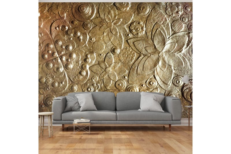 FOTOTAPET Virtuosity Of Gold 100x70 - Artgeist sp. z o. o. - Inredning & dekor - Väggdekor - Tapeter & tapettillbehör - Fototapeter