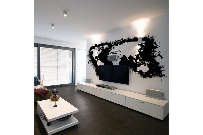 Fototapet Vita Kontinenter Svart Hav 250x193 - Artgeist sp. z o. o. - Inredning & dekor - Väggdekor - Tapeter & tapettillbehör - Fototapeter