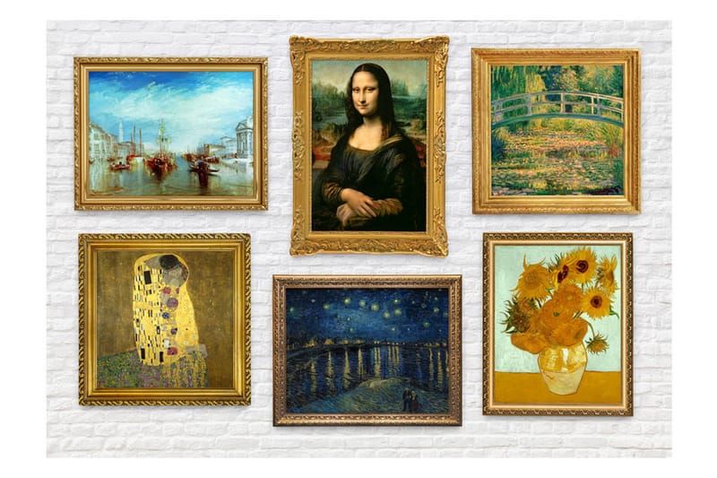 FOTOTAPET Wall Of Treasures 400x280 - Artgeist sp. z o. o. - Inredning & dekor - Väggdekor - Tapeter & tapettillbehör - Fototapeter