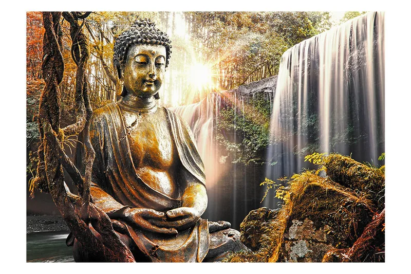 Fototapet Waterfall Of Contemplation 250x175 - Artgeist sp. z o. o. - Inredning & dekor - Väggdekor - Tapeter & tapettillbehör - Fototapeter