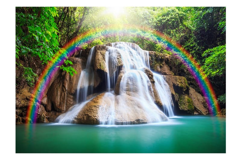 Fototapet Waterfall Of Fulfilled Wishes 400x280 - Artgeist sp. z o. o. - Inredning & dekor - Väggdekor - Tapeter & tapettillbehör - Fototapeter