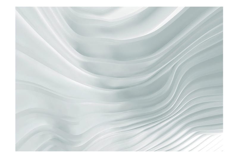 Fototapet Waving White 200x140 - Artgeist sp. z o. o. - Inredning & dekor - Väggdekor - Tapeter & tapettillbehör - Fototapeter