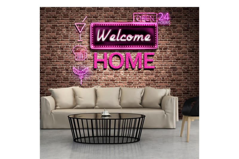 Fototapet Welcome Home 300x210 - Artgeist sp. z o. o. - Inredning & dekor - Väggdekor - Tapeter & tapettillbehör - Fototapeter