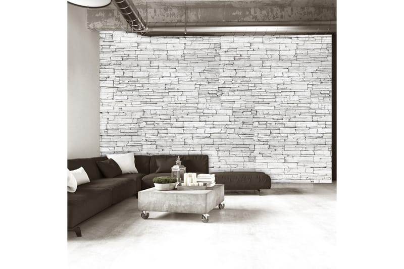 FOTOTAPET White Brick 300x210 - Artgeist sp. z o. o. - Inredning & dekor - Väggdekor - Tapeter & tapettillbehör - Fototapeter