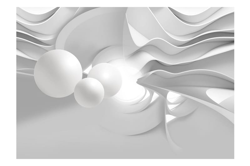 FOTOTAPET White Corridors 250x175 - Artgeist sp. z o. o. - Inredning & dekor - Väggdekor - Tapeter & tapettillbehör - Fototapeter