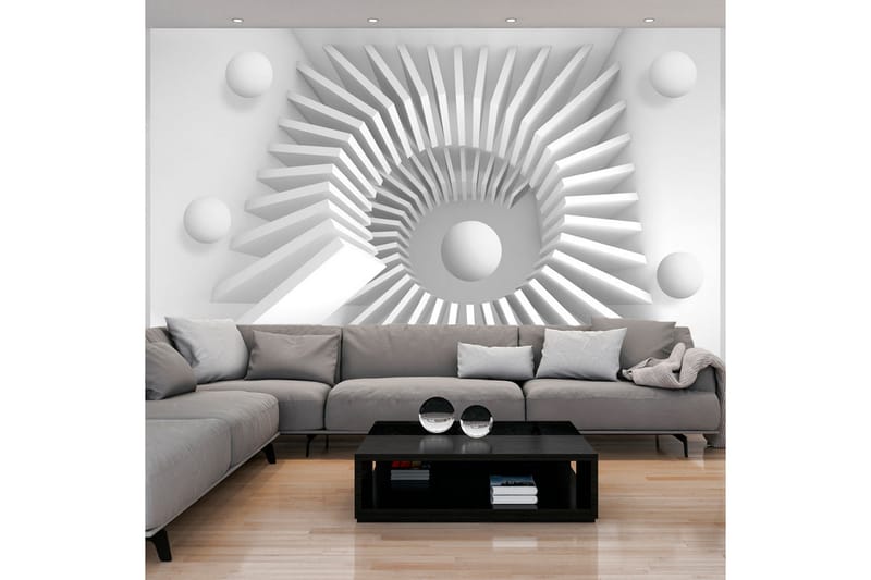 FOTOTAPET White Jigsaw 250x175, Artgeist sp. z o. o.