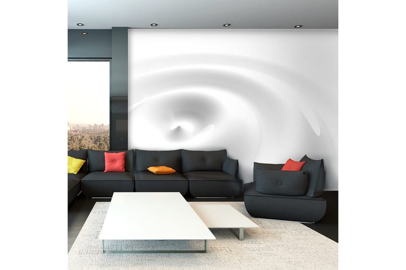 Fototapet White Swirl 300x210, Artgeist sp. z o. o.