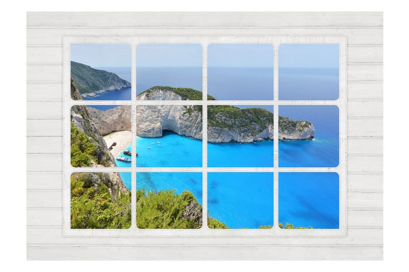 FOTOTAPET Window On The World 200x140 - Artgeist sp. z o. o. - Inredning & dekor - Väggdekor - Tapeter & tapettillbehör - Fototapeter