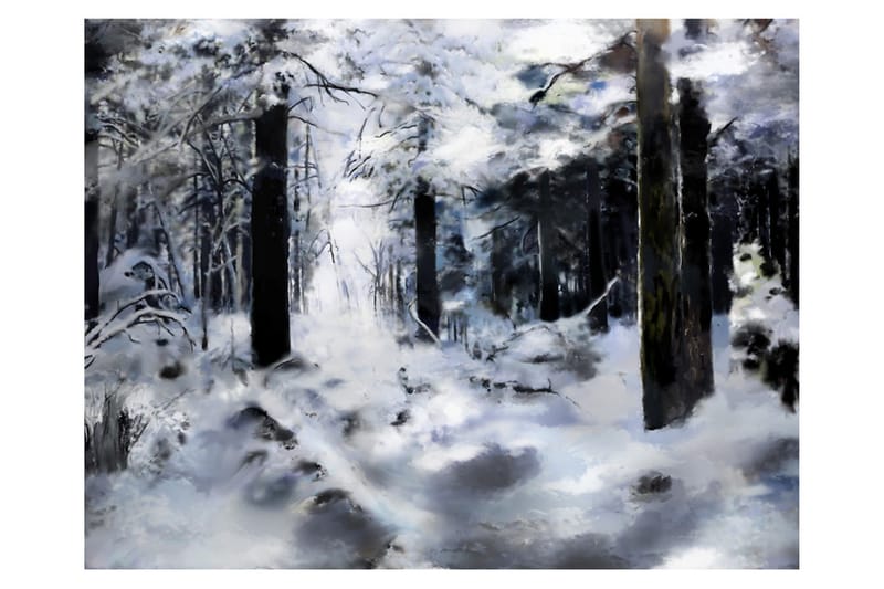 FOTOTAPET Winter Forest 400x309 - Artgeist sp. z o. o. - Inredning & dekor - Väggdekor - Tapeter & tapettillbehör - Fototapeter