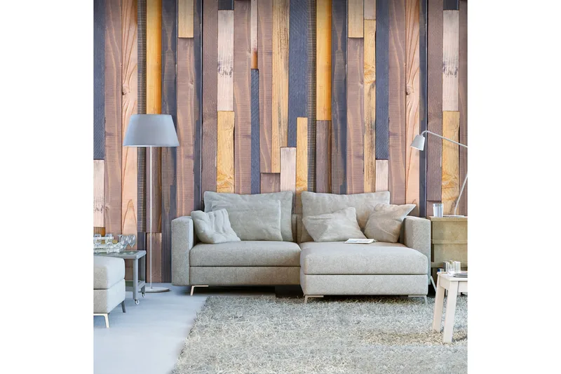 Fototapet Wooden Alliance 50x1000, Artgeist sp. z o. o.