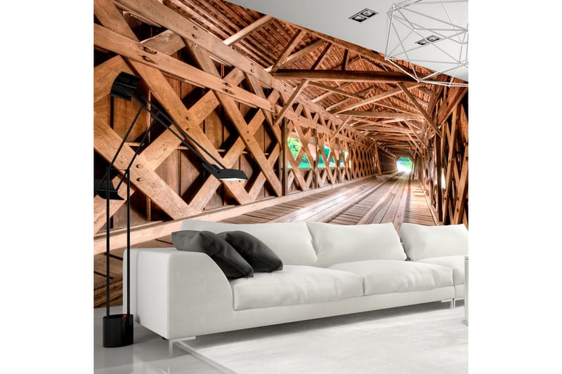 Fototapet Wooden Bridge 350x245, Artgeist sp. z o. o.