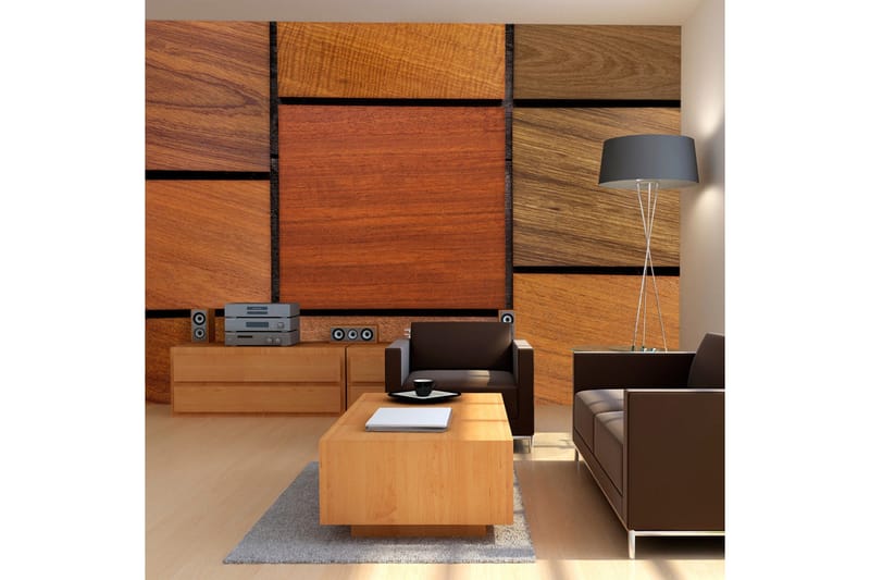 Fototapet Wooden Cubes 200x140, Artgeist sp. z o. o.