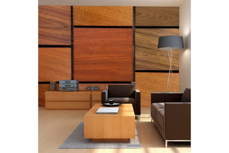 FOTOTAPET Wooden Cubes 250x175, Artgeist sp. z o. o.