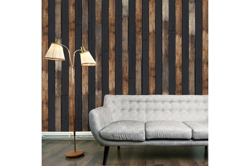 Fototapet Wooden Duo 50x1000 - Artgeist sp. z o. o. - Inredning & dekor - Väggdekor - Tapeter & tapettillbehör - Fototapeter