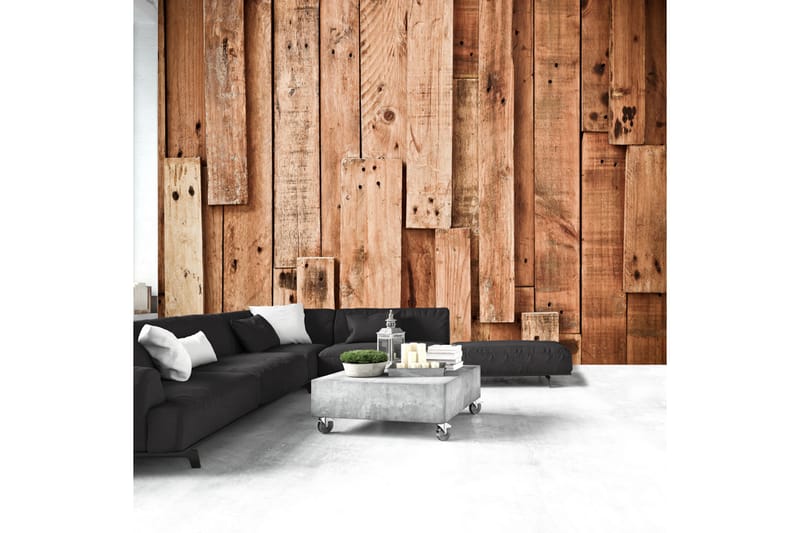 FOTOTAPET Wooden Fantasy 400x280 - Artgeist sp. z o. o. - Inredning & dekor - Väggdekor - Tapeter & tapettillbehör - Fototapeter