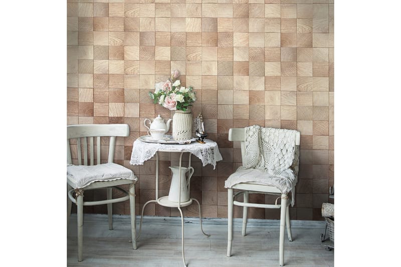 Fototapet Wooden Geometry 50x1000, Artgeist sp. z o. o.