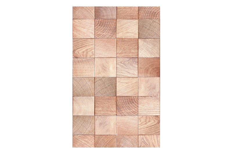 Fototapet Wooden Geometry 50x1000 - Artgeist sp. z o. o. - Inredning & dekor - Väggdekor - Tapeter & tapettillbehör - Fototapeter