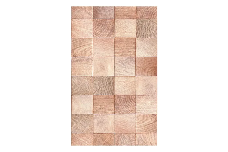 Fototapet Wooden Geometry 50x1000 - Artgeist sp. z o. o. - Inredning & dekor - Väggdekor - Tapeter & tapettillbehör - Fototapeter