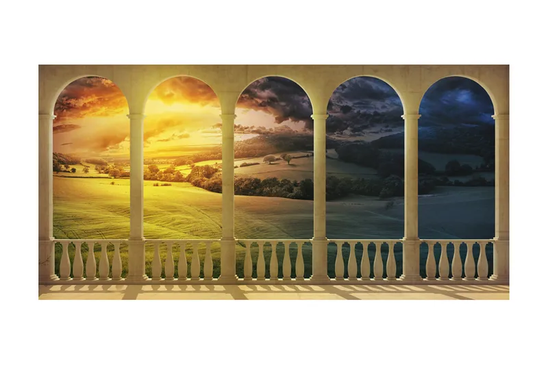 Fototapet XXL Dream About Magical Fields 550x270 - Artgeist sp. z o. o. - Inredning & dekor - Väggdekor - Tapeter & tapettillbehör - Fototapeter