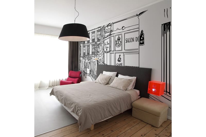 Fototapet XXL En Promenad Genom Paris Gator 550x270, Artgeist sp. z o. o.