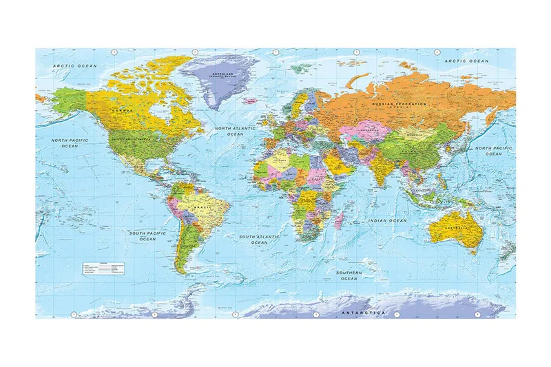 Fototapet XXL Orbis Terrarum II 500x280 - Artgeist sp. z o. o. - Inredning & dekor - Väggdekor - Tapeter & tapettillbehör - Fototapeter